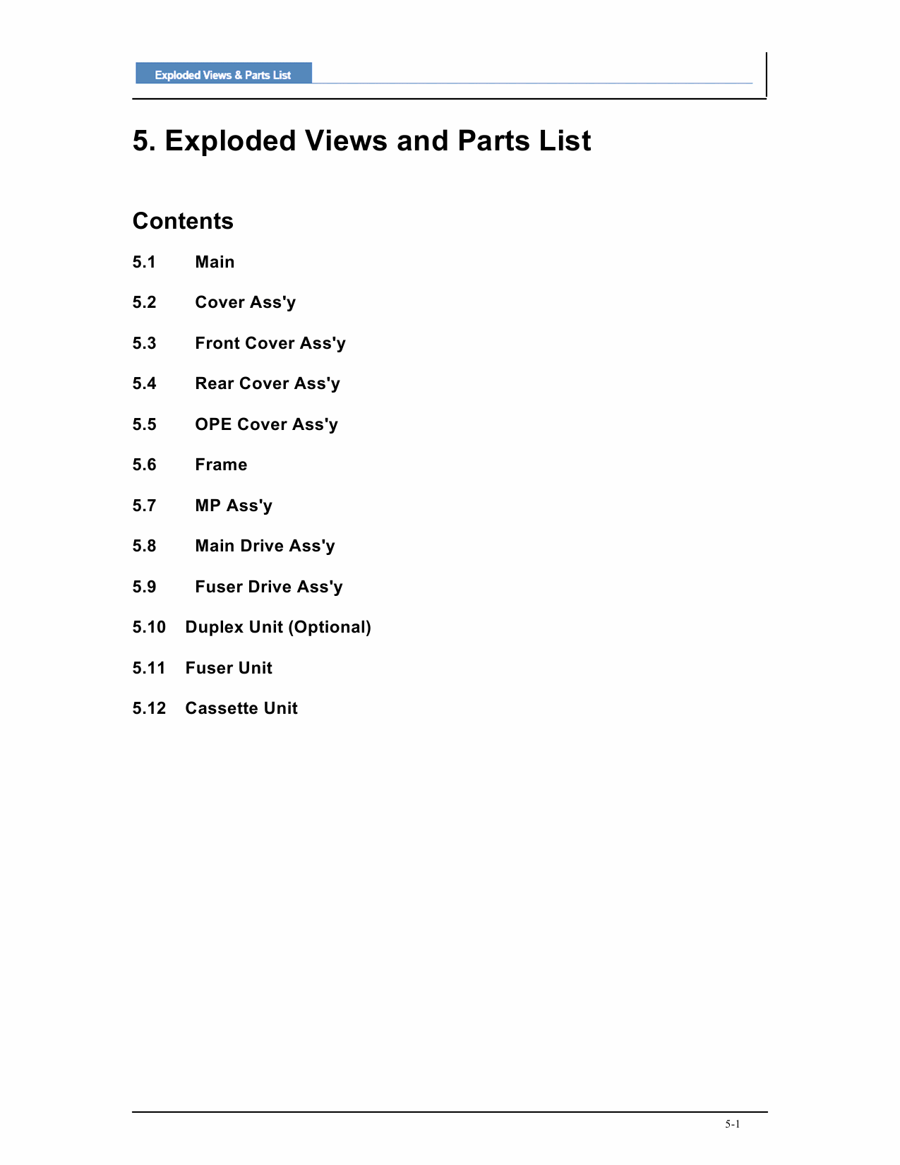 Xerox Phaser 3428 Parts List Manual-1
